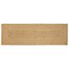vidaXL Tappeto da Area Beige 80 x 400 cm Juta