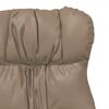 vidaXL poltrona Cappuccino 69 x 74 x 93 cm Pelle Artificiale