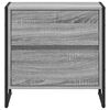 vidaXL Comodino Grigio Sonoma 50 x 39.5 x 50 cm Legno multistrato