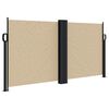 vidaXL Tenda da Sole Laterale Retrattile Beige 120x600 cm