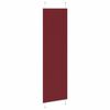 vidaXL Tenda Plissettata Rosso Bordeaux 65x200 cm Larghezza Tessuto