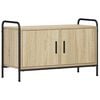 vidaXL Mobile TV 79,5 x 33 x 50 cm Rovere Sonoma Legno ingegnerizzato