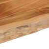 vidaXL Piano Tavolo 110x40x3,8 cm Rettangolare Legno Acacia Bordi Vivi