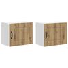 vidaXL Pannello lavastoviglie Kalmar 2 pcs Rovere artigianale