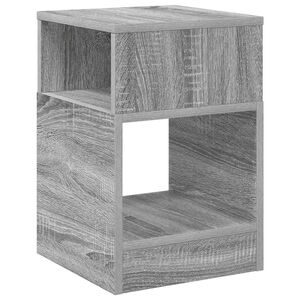 vidaXL Tavolino Grigio Sonoma 30,5 x 30 x 45 cm Legno ingegnerizzato