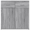 vidaXL Credenza Grigio Sonoma 79x38x80 cm in Legno Multistrato