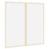 vidaXL Bacheca degli Annunci 80 x 80 x 1.4 cm Legno di pino massello
