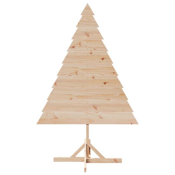 vidaXL Albero di Natale Decorativo in Legno 180 cm in Legno Massello
