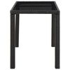 vidaXL Set da Pranzo da Giardino 5 pz con Cuscini in Polyrattan Nero