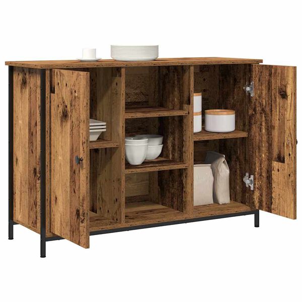 vidaXL Credenza Legno vecchio 100 x 35 x 70 cm