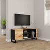 vidaXL Mobile Porta TV 105x33x46cm in Legno Massello di Mango