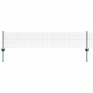 vidaXL Recinzione in rete saldata con pali 10 x 0,4 m Verde Rete