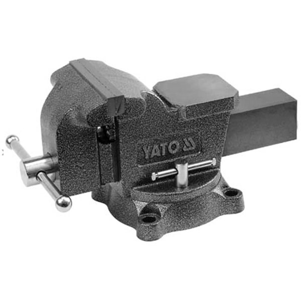 YATO Morsa da Banco con Base Girevole 125 mm