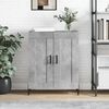 vidaXL Credenza Grigio Cemento 69,5x34x90 cm in Legno Multistrato