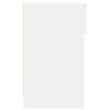 vidaXL Comodini con Cassetto 2 pz Bianco 20x36x60 cm