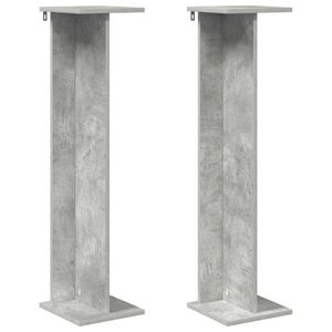 vidaXL Supporto per piante Grigio Cemento 25 x 25,5 x 100,5 cm