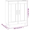 vidaXL Credenza Rovere Sonoma 69,5x34x90 cm in Legno Multistrato