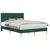 vidaXL Struttura del letto Verde Scuro 120 x 200 cm Tessuto