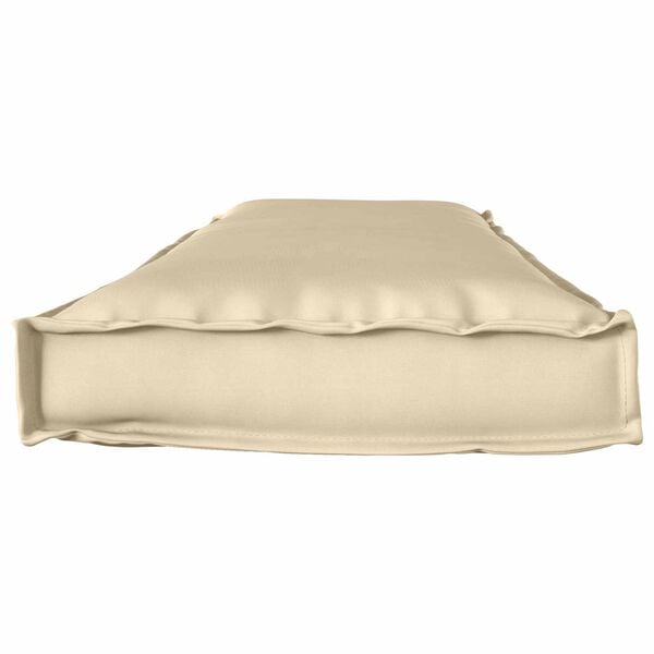 vidaXL Cuscino Beige 140 x 40 x 8 cm Tessuto Oxford