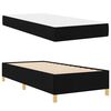 vidaXL Struttura del letto con materasso Nero 80 x 200 cm Tessuto