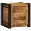 vidaXL Scatola di Stoccaggio 50 x 50 x 50 cm Legno di Acacia Massello