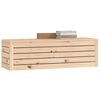 vidaXL Contenitore Portaoggetti 109x36,5x33 cm Legno Massello Pino
