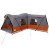 vidaXL Tenda con tetto Grigio e arancione 680 x 510 x 210 cm