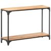 vidaXL Tavolo Consolle 110x30x75 cm in Legno Massello di Acacia