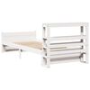 vidaXL Giroletto con Testiera senza Materasso Bianco 90x190 cm
