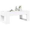 vidaXL Tavolino da salotto Bianco 110 x 50 x 41 cm Legno multistrato
