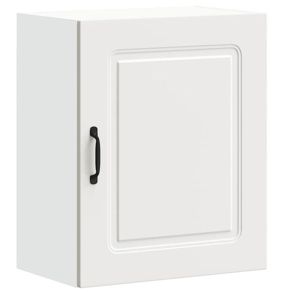 vidaXL Pensile da Cucina Kalmar Bianco in Legno Multistrato