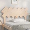 vidaXL Testiera per Letto Bianca 132x3x81 cm Legno Massello di Pino