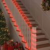 vidaXL Luce a corda con 1200 LED Rosso 50 m PVC