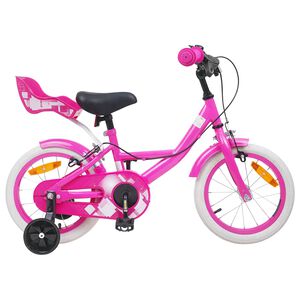 vidaXL Bicicletta per Bambini 12 Pollici per bambini di 2-4 anni Rosa