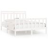 vidaXL Giroletto Bianco Massello Pino 150x200cm King Size
