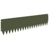 vidaXL Bordura per Prato 20 pcs 103 x 25 cm Acciaio Verde Oliva