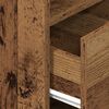 vidaXL Comodini 2 pz con Cassetto Legno Antico 25x31x66 cm