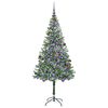 vidaXL Albero di Natale artificiale Verde 180 cm PVC e Acciaio