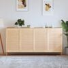vidaXL Ante con Design a Lamelle 4 pz 99,3x59,4 cm in Legno di Pino