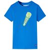 vidaXL Maglietta per Bambini Blu Brillante 116