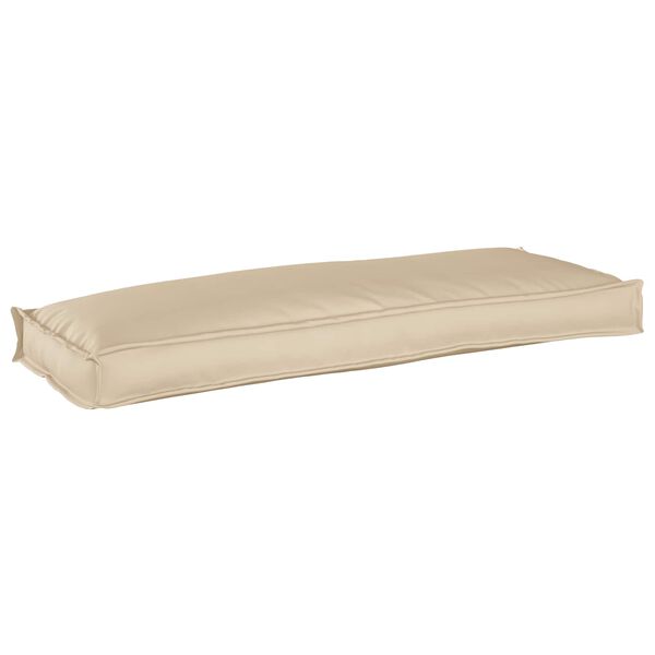 vidaXL Cuscino Beige 110 x 40 x 8 cm Tessuto Oxford