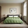 vidaXL Piumone Completo Annuale Verde 240 x 260 cm Microfibra