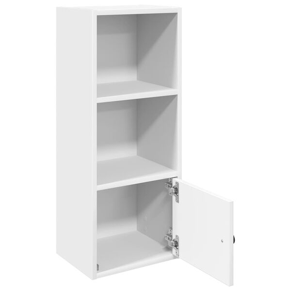 vidaXL Libreria Bianca 31x24x77 cm in Legno Multistrato