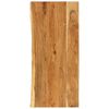 vidaXL Piano per Vanit&agrave; Bagno in Massello di Acacia 140x52x3,8 cm