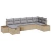 vidaXL Set di divani 7 pz polyrattan