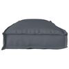 vidaXL Cuscino Antracite 110 x 40 x 8 cm Tessuto Oxford