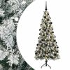 vidaXL Albero di Natale artificiale con palline 180 cm 300 LED
