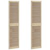 vidaXL Porta per Armadio con porta 2 pz Naturale 201 x 2,1 x 49,5 cm