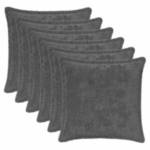 vidaXL Federa 6 pz HOUTEN Grigio Scuro 30 x 30 cm