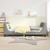 vidaXL Struttura letto bambini con testata Grigio chiaro 90 x 190 cm
